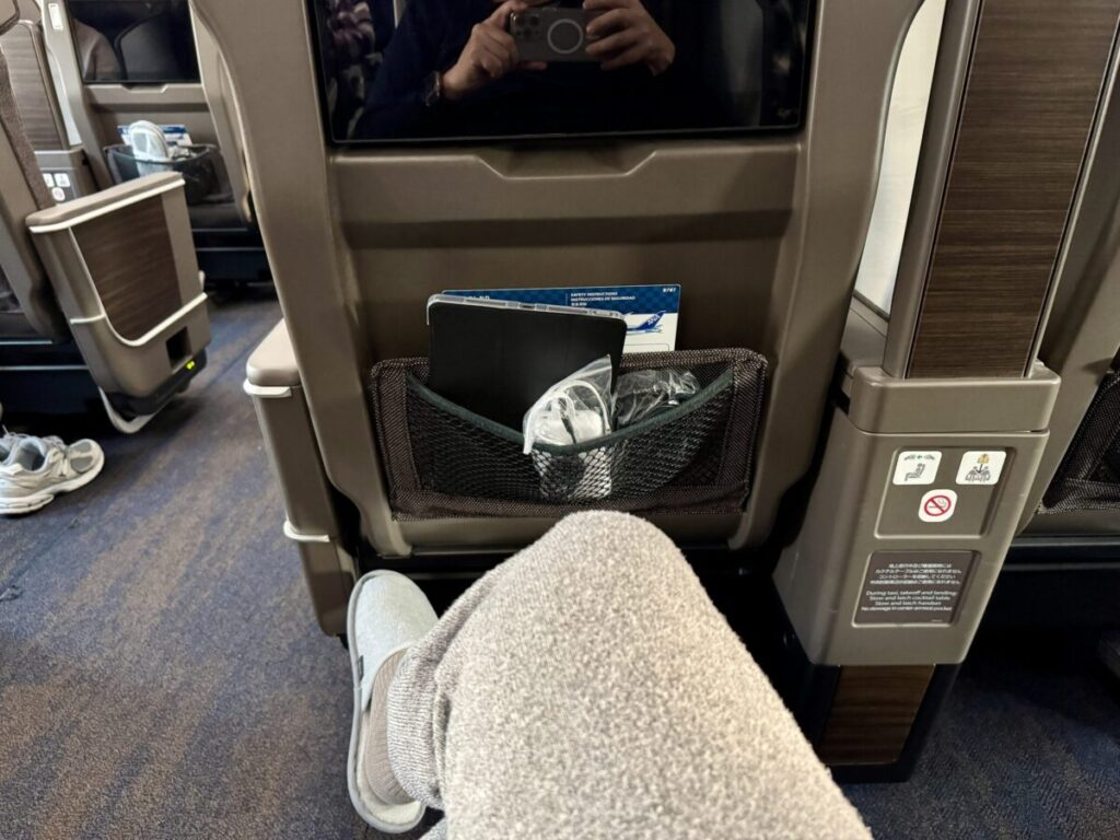 那覇行きのANAプレミアム席