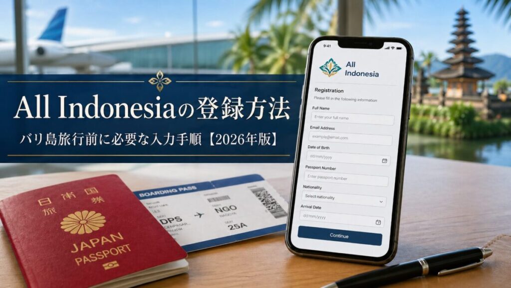 All Indonesiaの登録方法