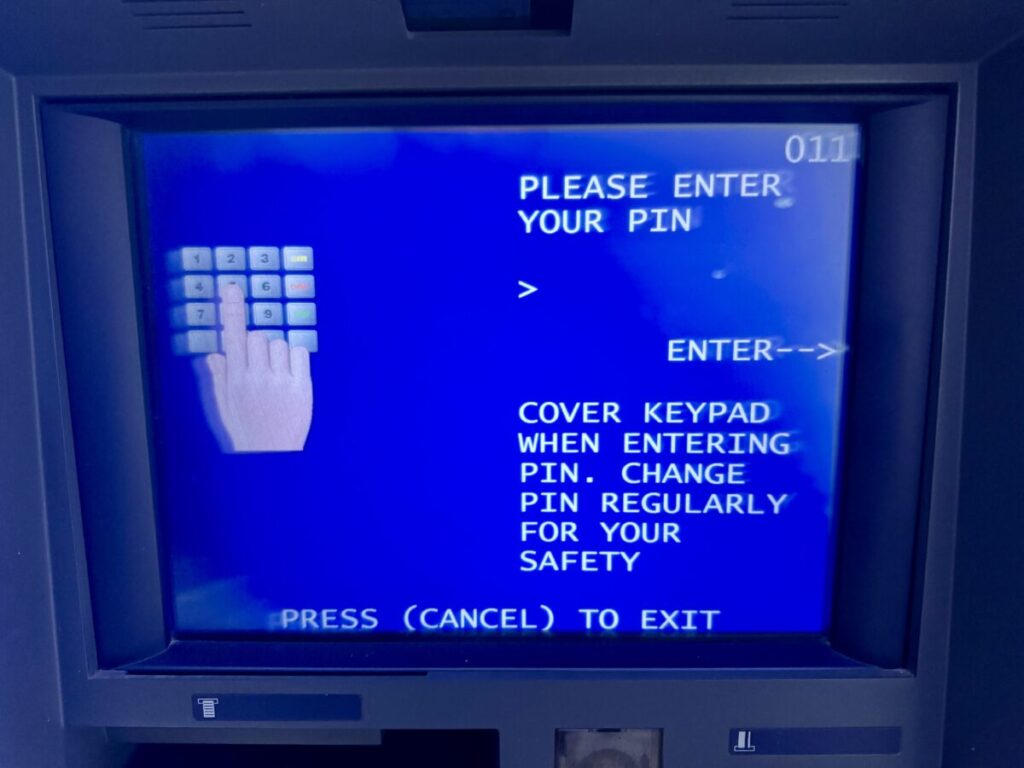 インドネシアATM