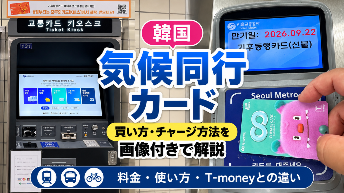 気候同行カードの使い方